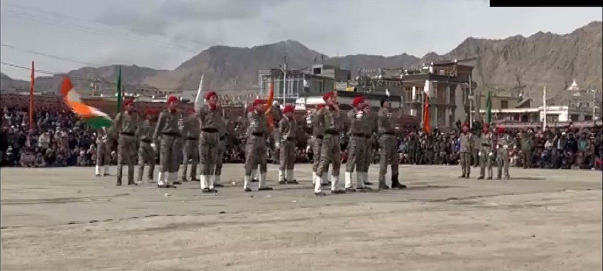 75th Republic Day celebrations held at Polo Ground in Ladakh's Leh