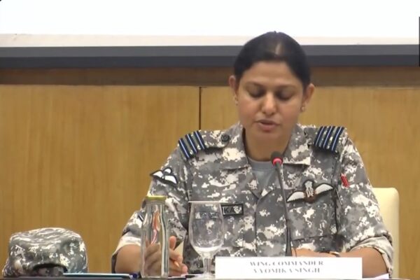 India’s Armed Forces Remain Ready Amid Rising Tensions, Says Wing Commander Vyomika Singh